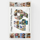 49. Geburtstagsfeier Nummer 49 Fotocollage Banner (Vertikal)