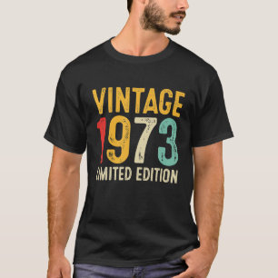 49. Geburtstagsgeschenk 49 Jahre alt Vintag 1973 T-Shirt