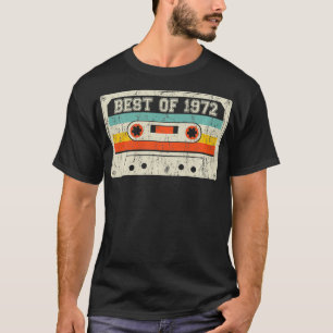 49. Geburtstagsgeschenke Retro Best Of 1972 Kasset T-Shirt