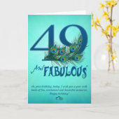 49. Geburtstagskarten Karte (Gelbe Blume)