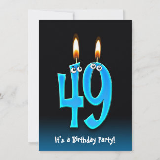 49. Geburtstagsparty Einladung
