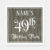 49. Geburtstagsparty - Extravagantes Drehbuch, Imi Serviette (Vorderseite)