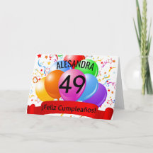 49. Glücklicher Geburtstag Spanischer Geburtstag