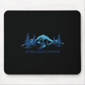 49 Grad nördlich von Washington Skiort Skie Mousepad (Vorne)