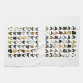 49 Huhn-Hennen Geschirrtuch (Horizontal)