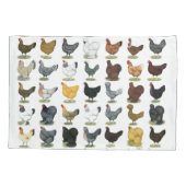 49 Huhn-Hennen Kissenbezug (Rückseite)