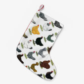 49 Huhn-Hennen Kleiner Weihnachtsstrumpf (Vorderansicht (hängend))