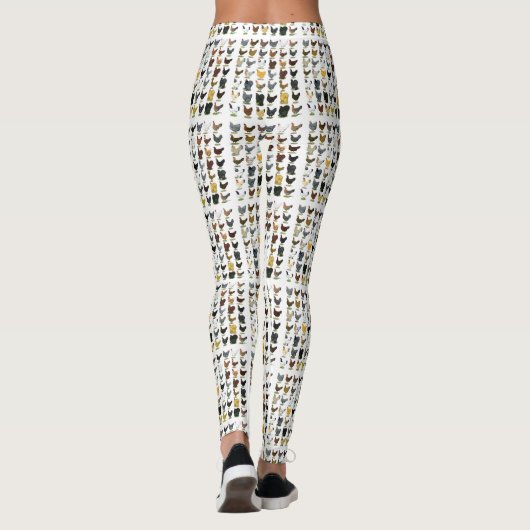 49 Huhn-Hennen Leggings (Rückseite)
