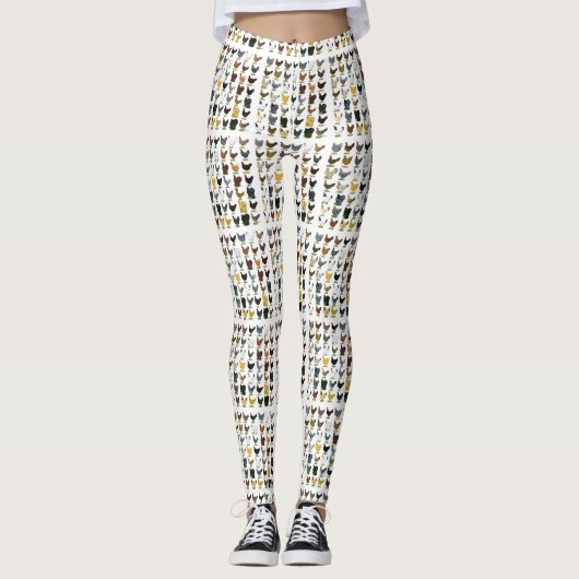 49 Huhn-Hennen Leggings (Vorderseite)