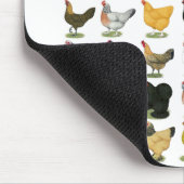 49 Huhn-Hennen Mousepad (Ecke)