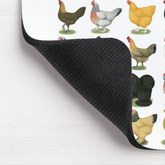 49 Huhn-Hennen Mousepad (Ecke)