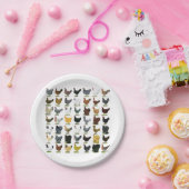 49 Huhn-Hennen Pappteller (Party)