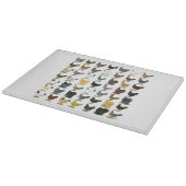 49 Huhn-Hennen Schneidebrett (Ecke)