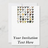 49 Hühner Einladung (Vorderseite)