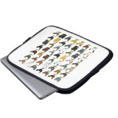 49 Hühnerhennen Laptopschutzhülle (Vorne Knopf)