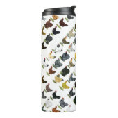 49 Hühnerhennen Thermosbecher (Nach links gedreht)