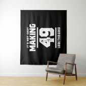 49 Jahre alt - 49. Geburtstag Funny Gift Wandteppich (Beispiel)