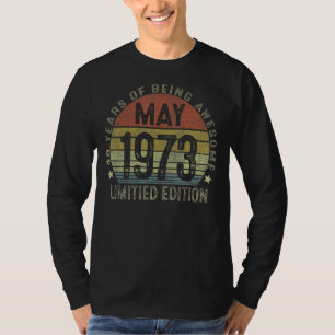 49 Jahre alt Mai 1973 Ausgabe 49. Geburtstag T-Shirt