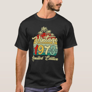 49 Jahre alt Vintag 1973 49. Geburtstagsparty Männ T-Shirt