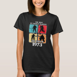 49-jähriger Eishockey-Spieler 1973 49. Geburtstag T-Shirt