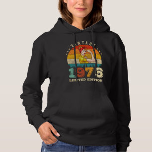 49-jähriger Tag 1976 Vintag 49. Geburtstagsfrauen Hoodie