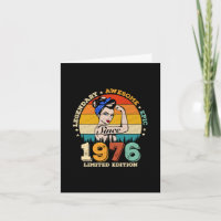 49-jähriger Tag 1976 Vintag 49. Geburtstagsfrauen