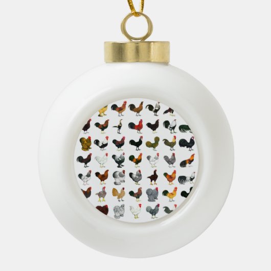 49 Runder Keramik Kugel-Ornament (Vorderseite)