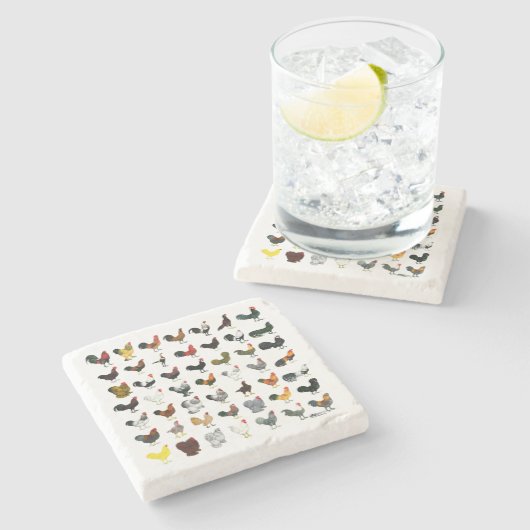 49 Runder Steinuntersetzer (Seitenansicht)