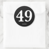 49CC MC "PATCH OF HONOR" RUNDER AUFKLEBER (Tasche)