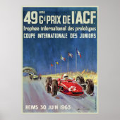 49eme Grand Prix de L’A.C.F. Reims Poster (Vorne)