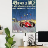 49eme Grand Prix de L’A.C.F. Reims Poster (Heimbüro)