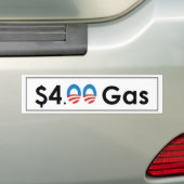 $4,00 Obama-Gas Autoaufkleber (Auf Auto)