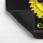 4.08.24 Gesamtsolaristin Eclipse 2024 Erie Pennsyl Mousepad (Ecke)