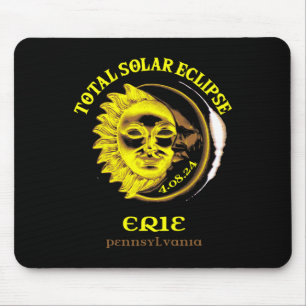 4.08.24 Gesamtsolaristin Eclipse 2024 Erie Pennsyl Mousepad