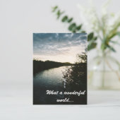 4-11-2007-07, Was für eine wunderbare Welt... Postkarte (Stehend Vorderseite)