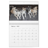 4 2016 seidener Windhound Welpen-Kalender Kalender (Feb 2027)