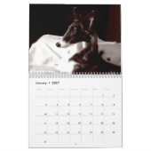 4 2016 seidener Windhound Welpen-Kalender Kalender (Jan 2027)