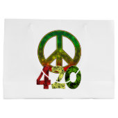 4 20 Frieden Große Geschenktüte (Rückseite)