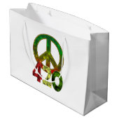 4 20 Frieden Große Geschenktüte (Rückseite Schrägansicht)