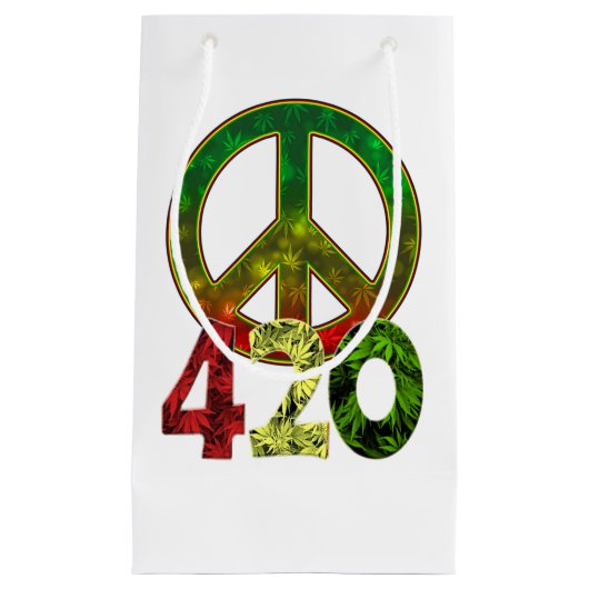 4 20 Frieden Kleine Geschenktüte (Vorderseite)