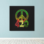 4 20 Frieden Leinwanddruck (Insitu (Holzboden))