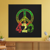 4 20 Frieden Leinwanddruck (Insitu (Wohnzimmer))