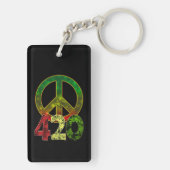 4 20 Frieden Schlüsselanhänger (Rückseite)