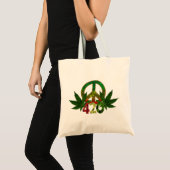 4 20 Rasta Peace Weed Tragetasche (Vorderseite (Produkt))