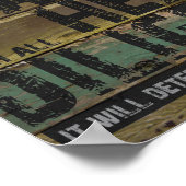 4:23 Bibel: Wähle Deine Sprichwörter zur Herzerkra Poster (Ecke)