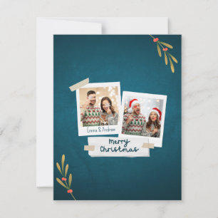 4.25"x5.5" Weihnachtsfotokarte mit Grüßen Karte