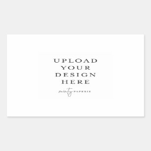 4,25" x 2,7" Rechteck - Landschaft Rechteckiger Aufkleber