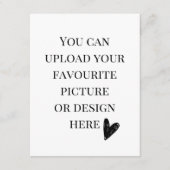 4,25" x 5,5" Gehäuse-Karte personalisieren - Portr Begleitkarte (Vorderseite)