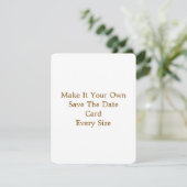 4,25" x 5,5" Save The Date Karte (Stehend Vorderseite)