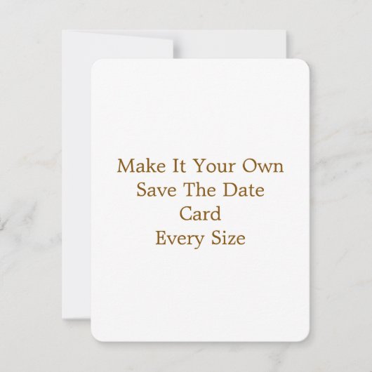 4,25" x 5,5" Save The Date Karte (Vorderseite)